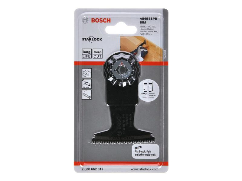 Bosch Professional BIM Tauchsägeblatt AII 65 BSPB Hart Holz, 40 x 65 mm