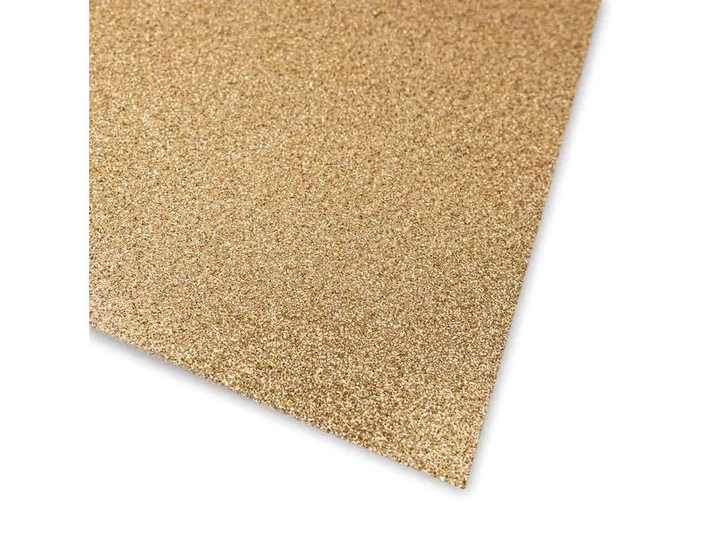 URSUS Glitzerkarton A4, 300 gm2, 10 Blatt, Champagner