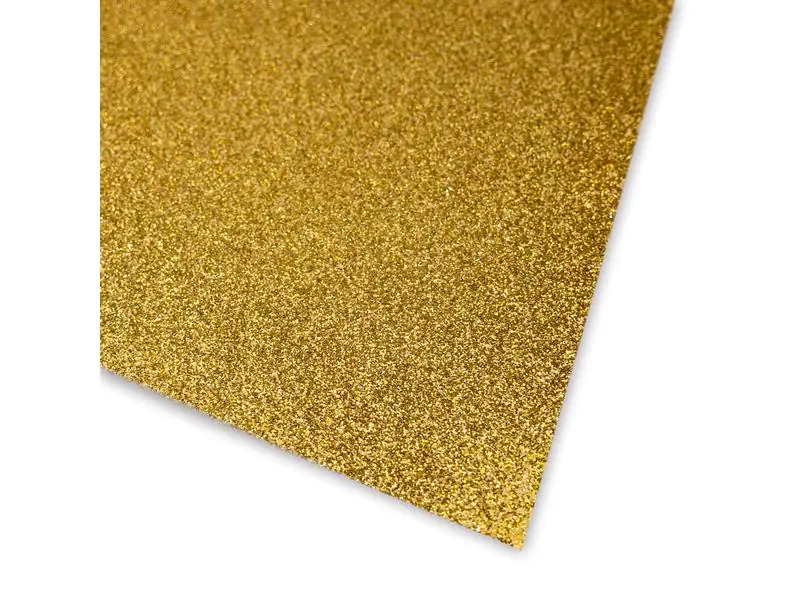URSUS Glitzerkarton A4, 300 gm2, 10 Blatt, Gold