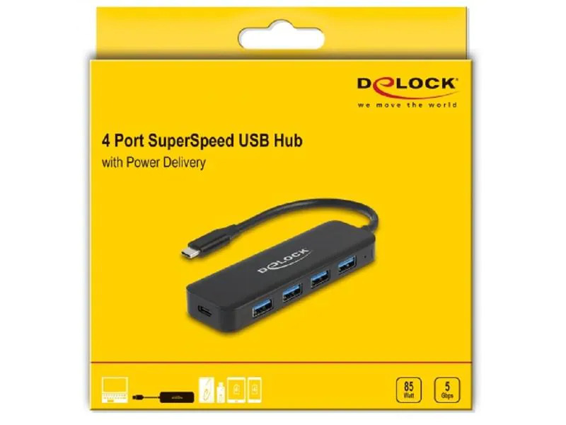 Delock 4x USB 3.1 Gen 1 Typ-A