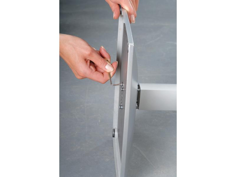Franken Prospektständer Standard 125 cm, A4, hochkant