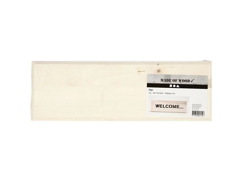 Creativ Company Holzartikel 10 x 30 cm Holzschild