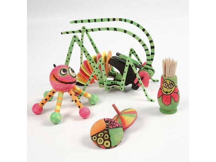 Creativ Company Holzartikel 13 cm Massagespinne