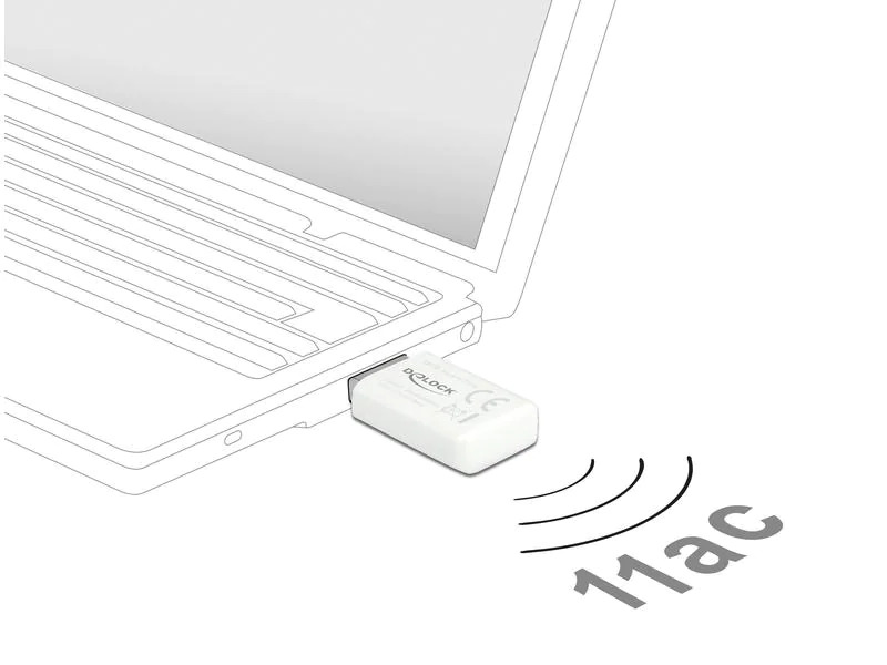 Delock WLAN-AC USB-Adapter 12770 mit WLAN