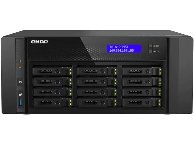 QNAP NAS TS-h1290FX-7302P-128G 12 Bay