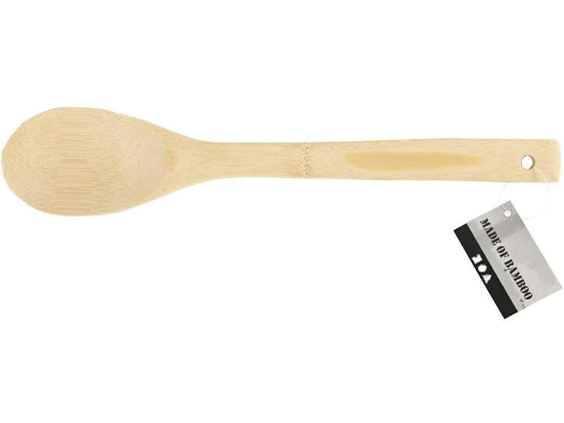 Creativ Company Holzartikel 30 cm Kochlöffel, Bambus