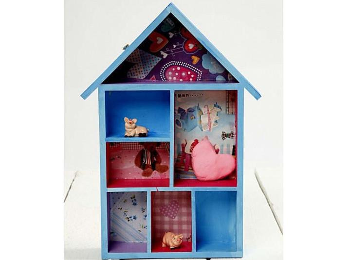 Creativ Company Holzartikel 30 cm Setzkasten Haus