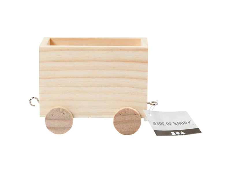 Creativ Company Holzartikel Anhänger für Holzzug 1 Stück