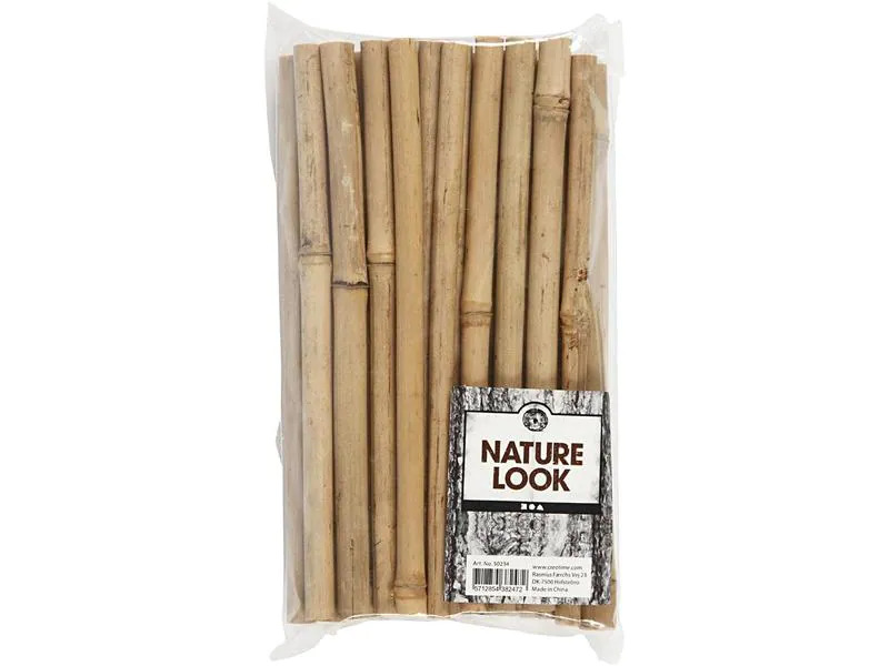 Creativ Company Holzartikel Bambusstock 30 Stück