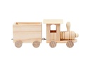 Creativ Company Holzartikel Holzzug mit Anhänger 2 Stück
