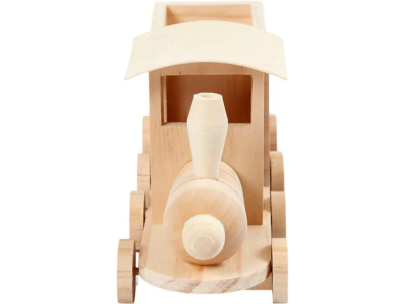 Creativ Company Holzartikel Holzzug mit Anhänger 2 Stück