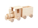 Creativ Company Holzartikel Holzzug mit Anhänger 2 Stück