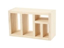 Creativ Company Holzartikel Regal 6 x 4 cm