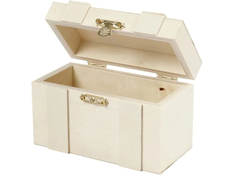 Creativ Company Holzartikel Schatztruhe