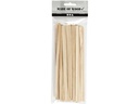 Creativ Company Holzkleinteile 19 cm x 6 mm Eisstiel, 30 Stück