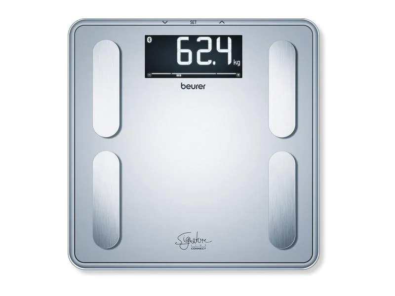 Beurer Körperanalysewaage BF 405 Signature Line, Silber