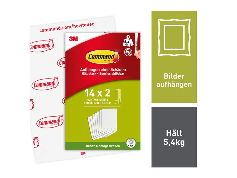 Command Montagekleber S 5.4 kg, Weiss