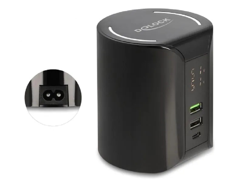 Delock Ladestation 41441 mit Wireless Charger