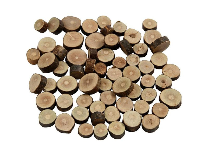 Creativ Company Holzkleinteile Ø 1-1.5 cm