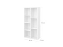 VASAGLE Regal für Bücher Weiss
