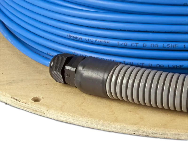 Lightwin LWL-Verlegekabel 12xLC-LC, MM, OM3, 10m