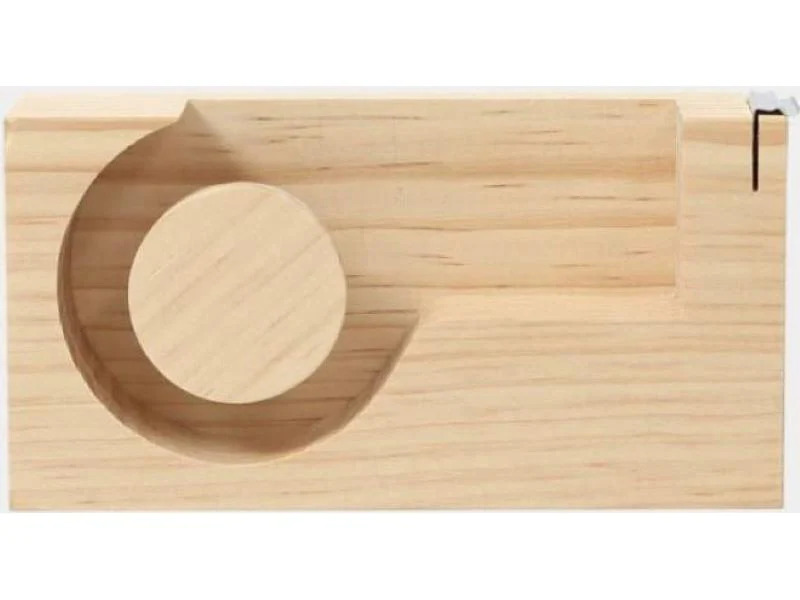 I AM CREATIVE Holzartikel Klebeabroller 14.3 x 7.4 x 4.3 cm