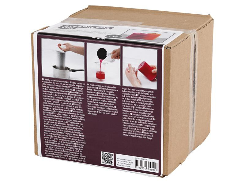Creativ Company Kerzenstearin  1 kg Weiss