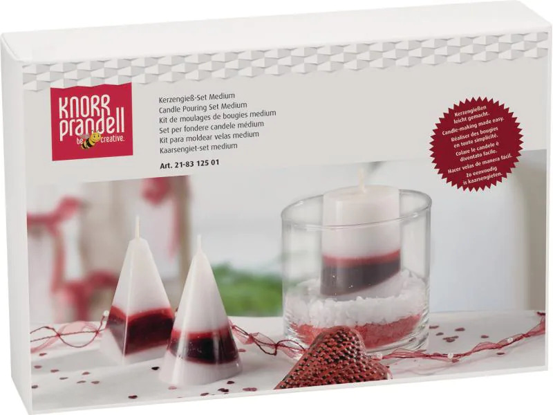 Knorr Prandell Kerzengiessform 500 g Set, Medium