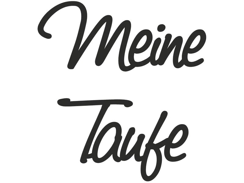 Knorr Prandell Verzierwachs Meine Taufe 1 Stück, Gold