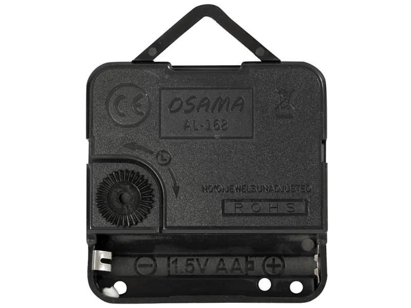 Creativ Company Uhrwerk Schwarz, max. Plattenstärke: 6 mm