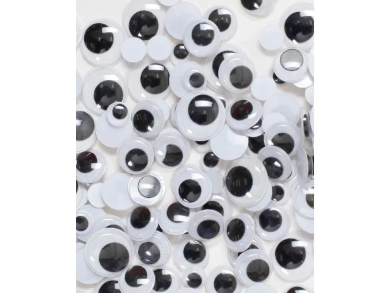 I AM CREATIVE Wackelaugen  Zip Bag 180-teilig
