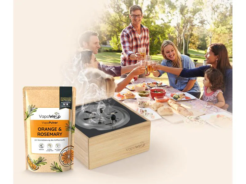 VapoWesp Ersatzkräuter Orange &amp; Rosmarin, 100 g