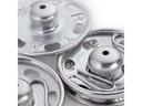 Prym Druckknöpfe Ø 15 mm, Silber, 6 Stück