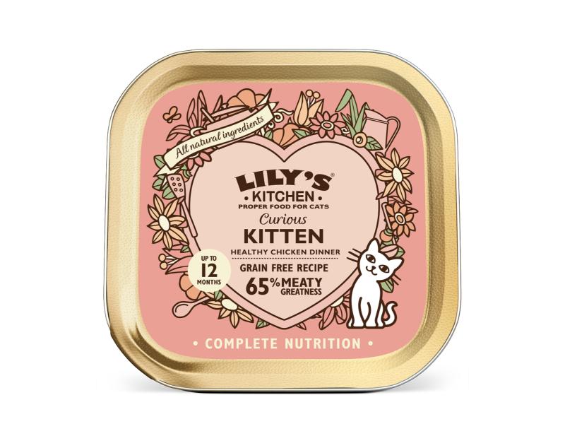 Lily's Kitchen Nassfutter Kitten Huhn, 19 x 85g