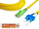 Lightwin LWL-Patchkabel E2000/APC-SC, Singlemode, Duplex, 1m