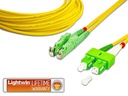 Lightwin LWL-Patchkabel E2000/APC-SC/APC, Singlemode, Duplex, 15m