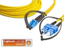 Lightwin LWL-Patchkabel LC-SC, Singlemode, Duplex, 2m