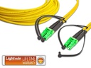 Lightwin LWL-Patchkabel LC/APC-LC/APC, Singlemode, Duplex, 5m