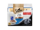 Sheba Nassfutter Fresh &amp; Fine Sauce Fisch Variation, 15 x 50g