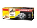 Sheba Nassfutter Sélection in Sauce  Geflügel Variation 40x85g