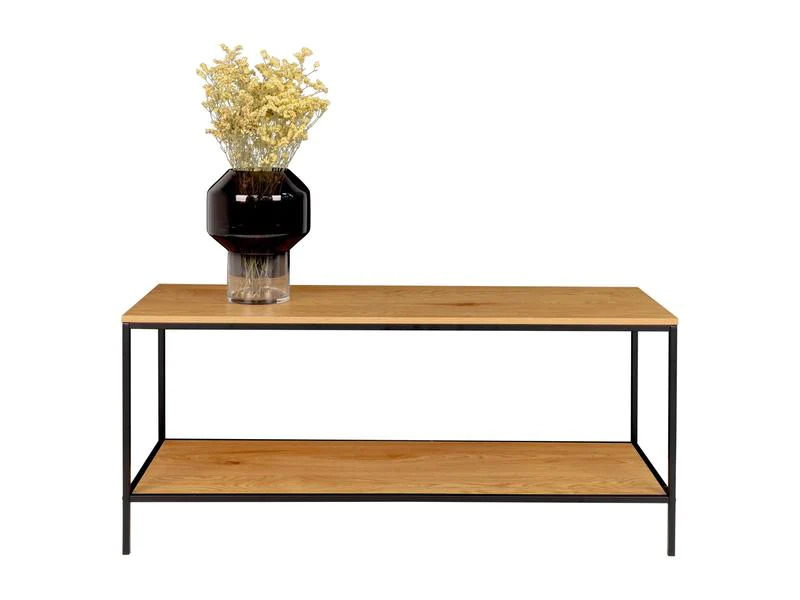 House Nordic Beistelltisch Vita 36 x 100 cm, Nature/Schwarz