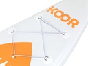 KOOR SUP Board Moolaka Touring 11`6 (353 cm) Set Arancia