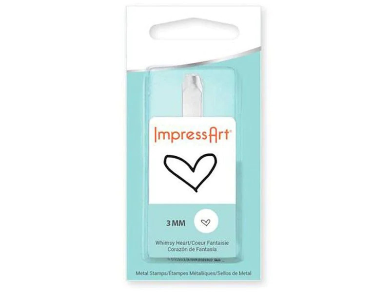 ImpressArt Prägestempel 3 mm Herz