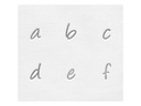ImpressArt Prägestempel Set 3 mm Kleinbuchstaben, 27 Stück