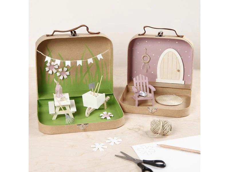 Creativ Company Mini-Möbel Gartenstuhl 7.5 x 9 x 9 cm