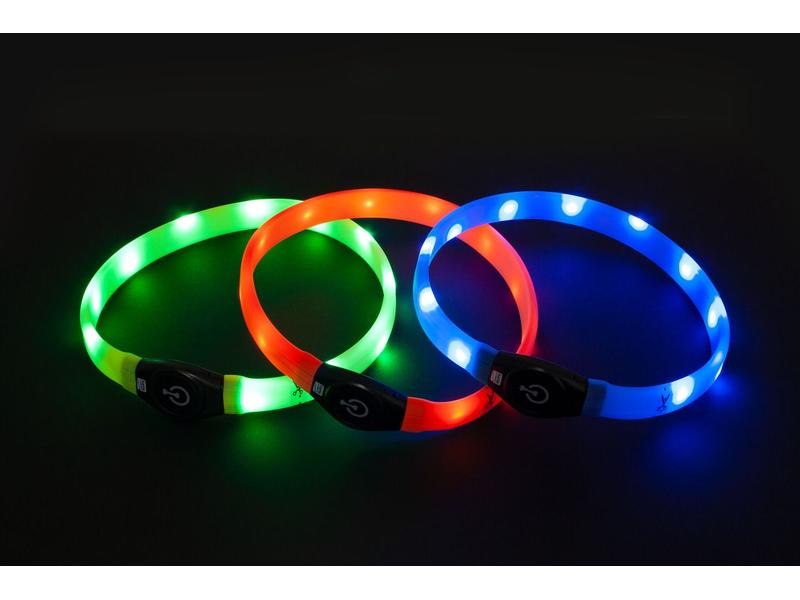 Karlie Leuchtring Visio Light LED Langhaar, gelb