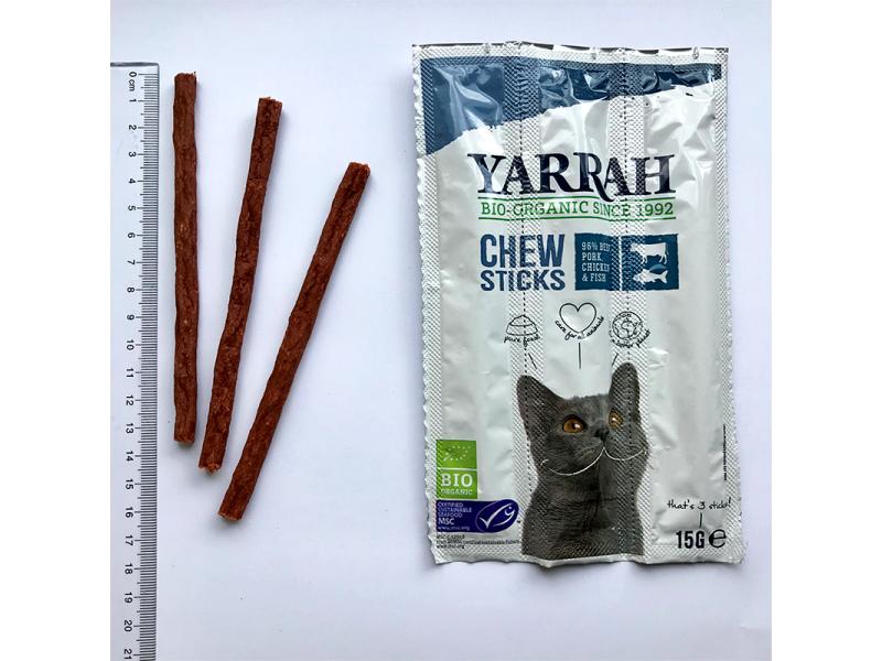 Yarrah Katzen-Kauartikel Chew Sticks 5x Bio-Kaustangen für Katzen