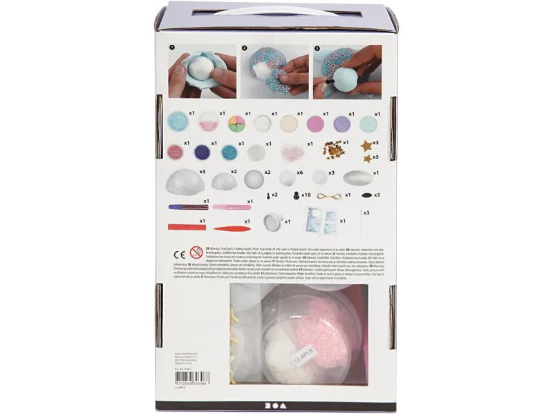 Creativ Company Modellier-Set Foam &amp; Silk Clay Set Meerjungfrauenwelt