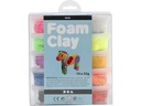 Creativ Company Modellier-Set Foam Clay Basic Mehrfarbig
