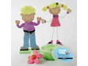 Creativ Company Modellier-Set Foam Clay Basic Mehrfarbig